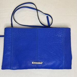 Vince Camuto Bailey Large Clutch Shoulder Bag – Blue, Like New with Dust Bag